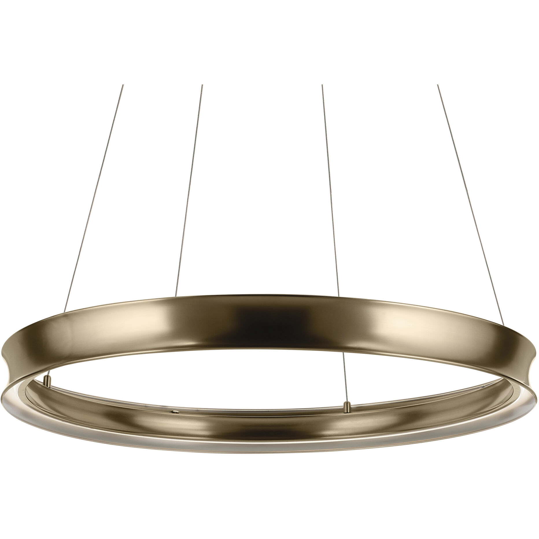 Larousse LED Champagne Bronze Chandelier Ceiling Light