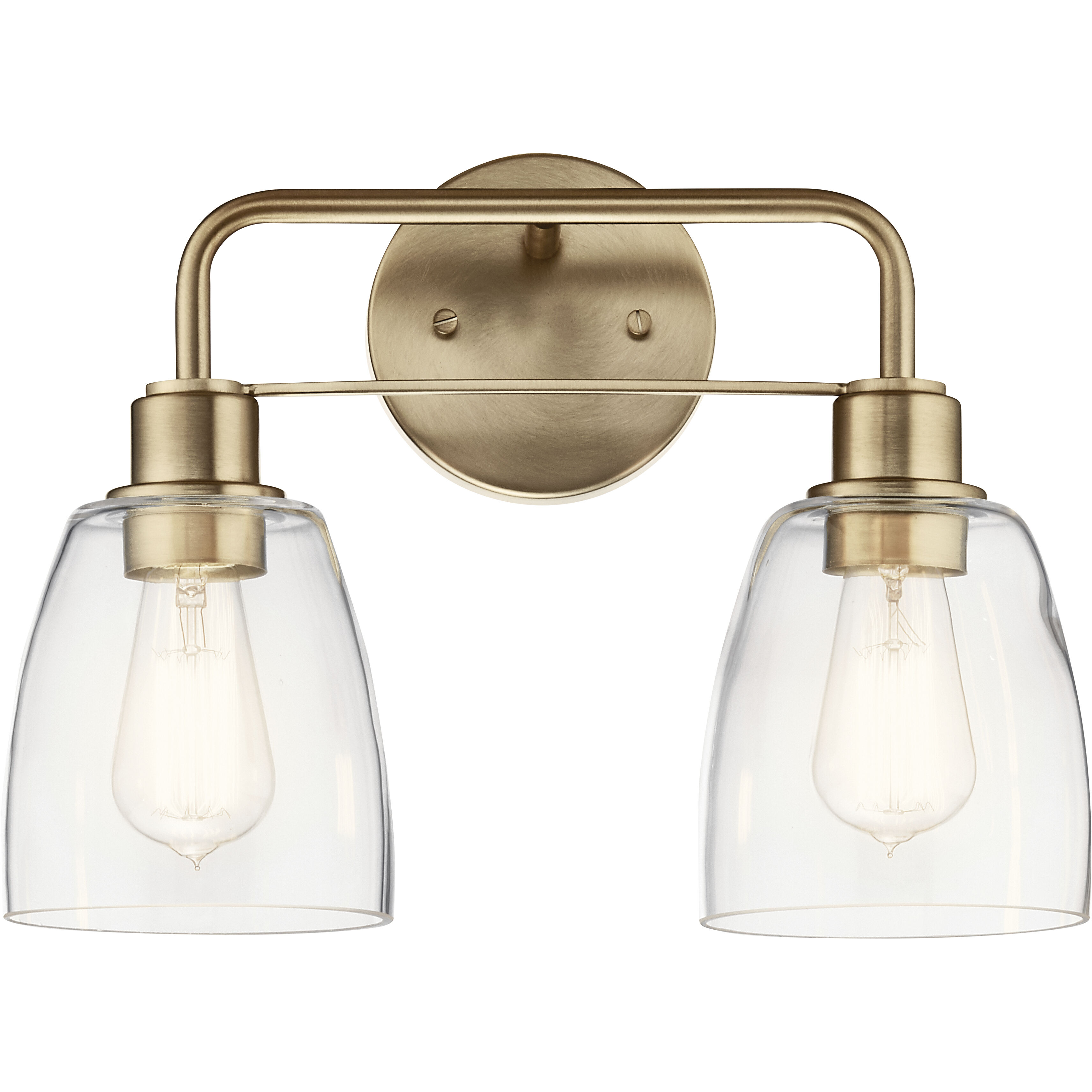 Kichler 55101CPZ Meller 2 Light 15.25 inch Champagne Bronze
