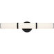 Rosh LED 24.25 inch Black Bath Bar Wall Light, Medium