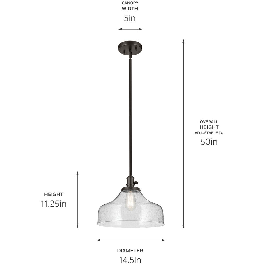 Avery 1 Light Olde Bronze Pendant Ceiling Light