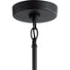 Camillo 1 Light 8 inch Textured Black Outdoor Hanging Pendant