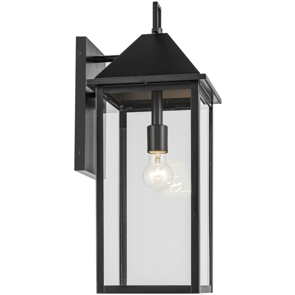 Prin 1 Light 22 inch Black Outdoor Wall Light, Large