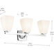 Marant 3 Light 23.75 inch Chrome Vanity Light Wall Light