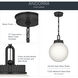 Andorra 1 Light Black Pendant Ceiling Light