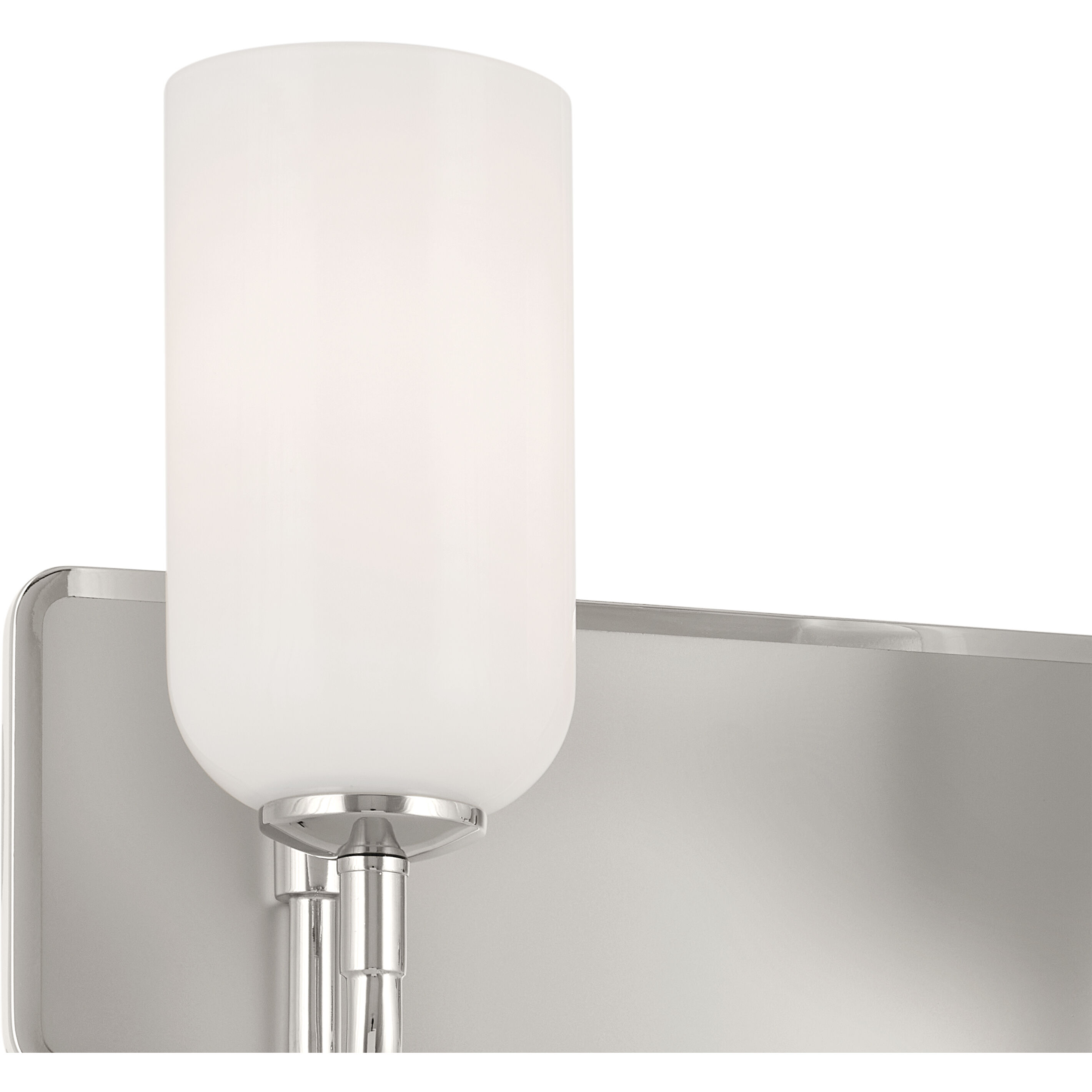 Solia LED 24 inch Polished Nickel with Satin Nickel Bathroom Vanity Light Wall Light