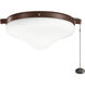 Accessory LED LED Integrated Coffee Mocha Fan Light Kits in 2700K