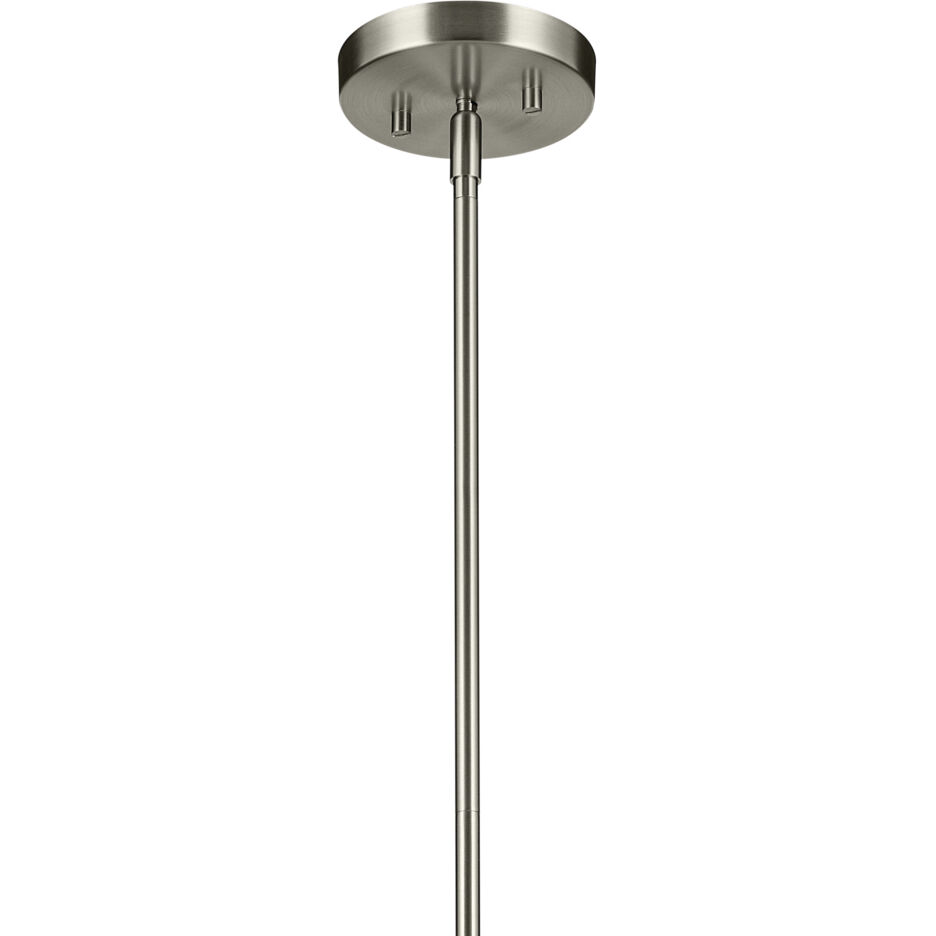 Avery 1 Light Brushed Nickel Pendant Ceiling Light