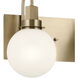 Hex LED 22.75 inch Champagne Bronze Bathroom Vanity Light Wall Light