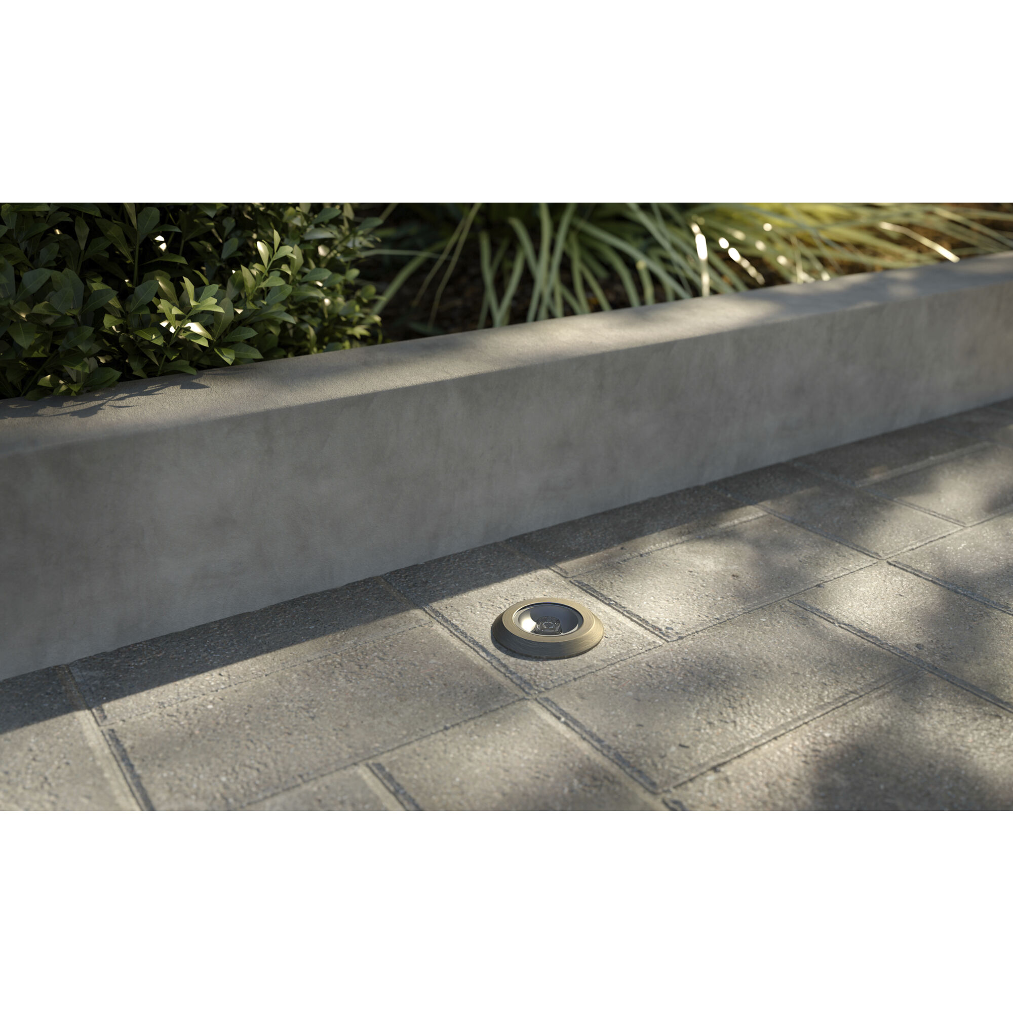 Landscape LED 12 3.50 watt Centennial Brass Landscape 12V LED Inground in 2700K