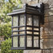 Beacon Square 1 Light 14.25 inch Textured Black Outdoor Wall Sconce, Medium