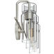 Niccol 3 Light 24 inch Brushed Nickel Vanity Light Wall Light