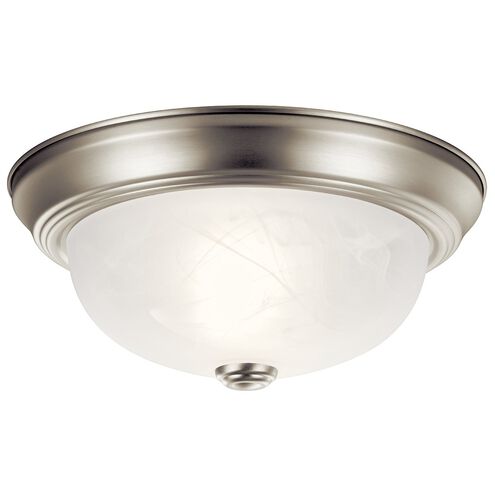 Independence 2 Light 11 inch Brushed Nickel Flush Mount Light Ceiling Light