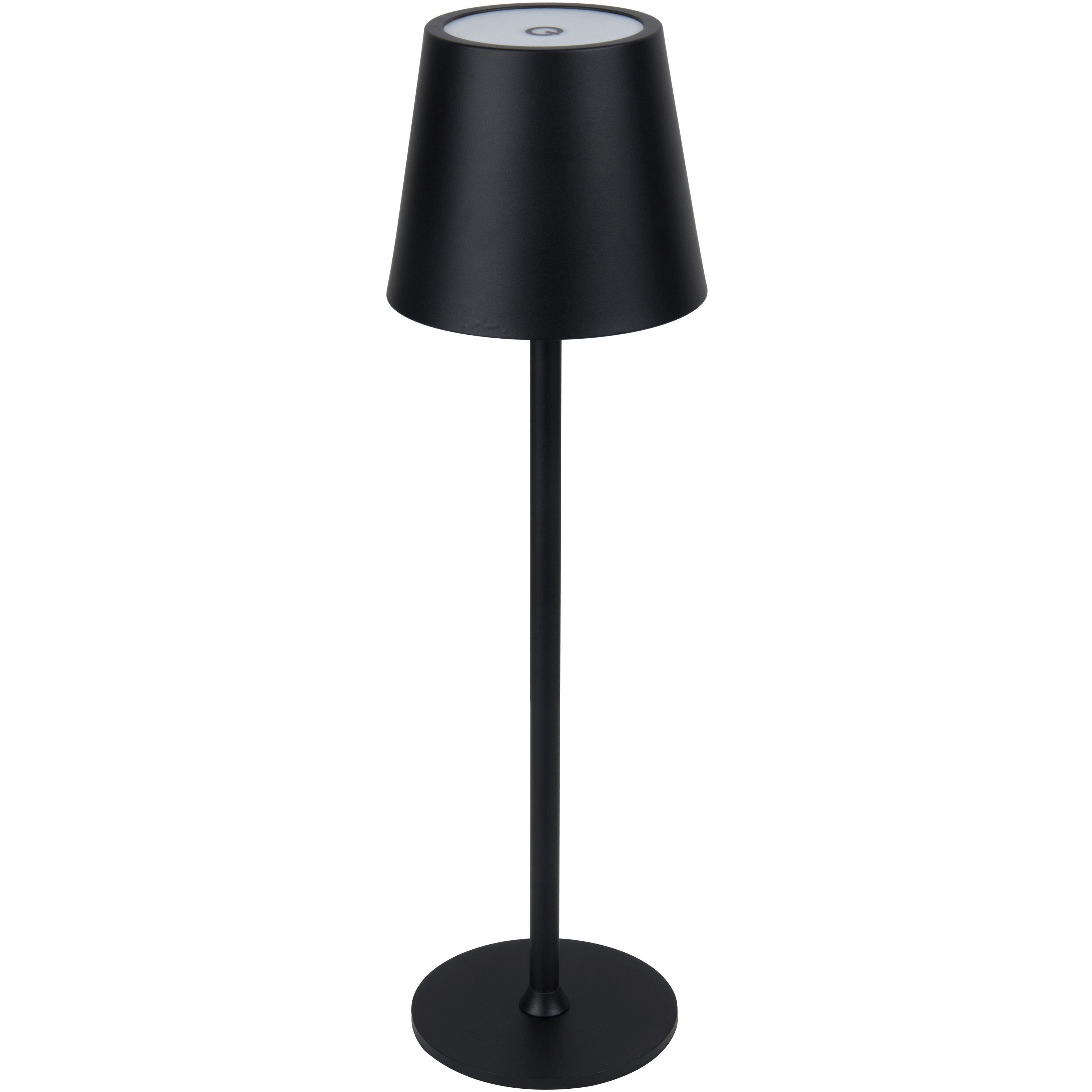 Evans 15 inch 2.00 watt Flat Black Rechargeable Lamp Portable Light