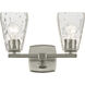 Marant 2 Light 14.25 inch Brushed Nickel Vanity Light Wall Light