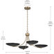 Palmela 4 Light Champagne Bronze Convertible Chandelier Ceiling Light