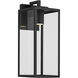 Branner 1 Light 17.75 inch Textured Black Outdoor Wall Light