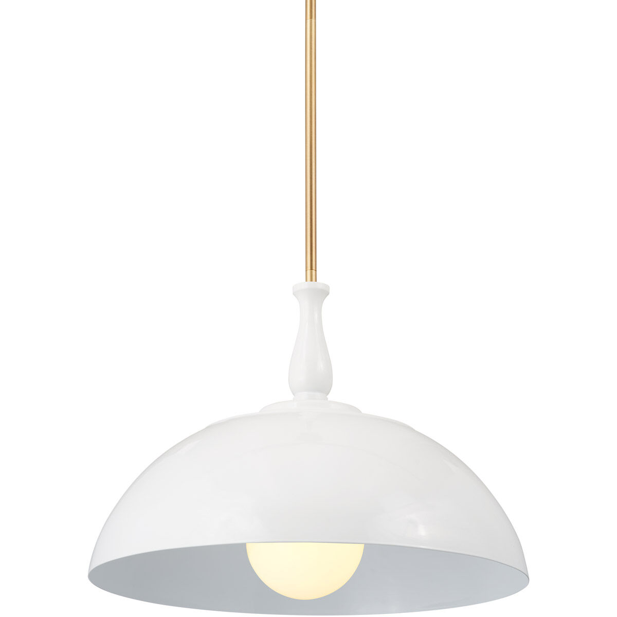 Homestead Fira 1 Light 18 inch White Pendant Ceiling Light