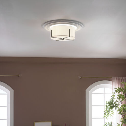 Malen LED 15.5 inch Classic Pewter Flush Mount Ceiling Light
