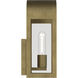 Marea 1 Light 13 inch Natural Brass Outdoor Wall Light