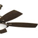 Cameron 52 inch Weathered Copper Powder Coat with Dark Walnut Blades Ceiling Fan