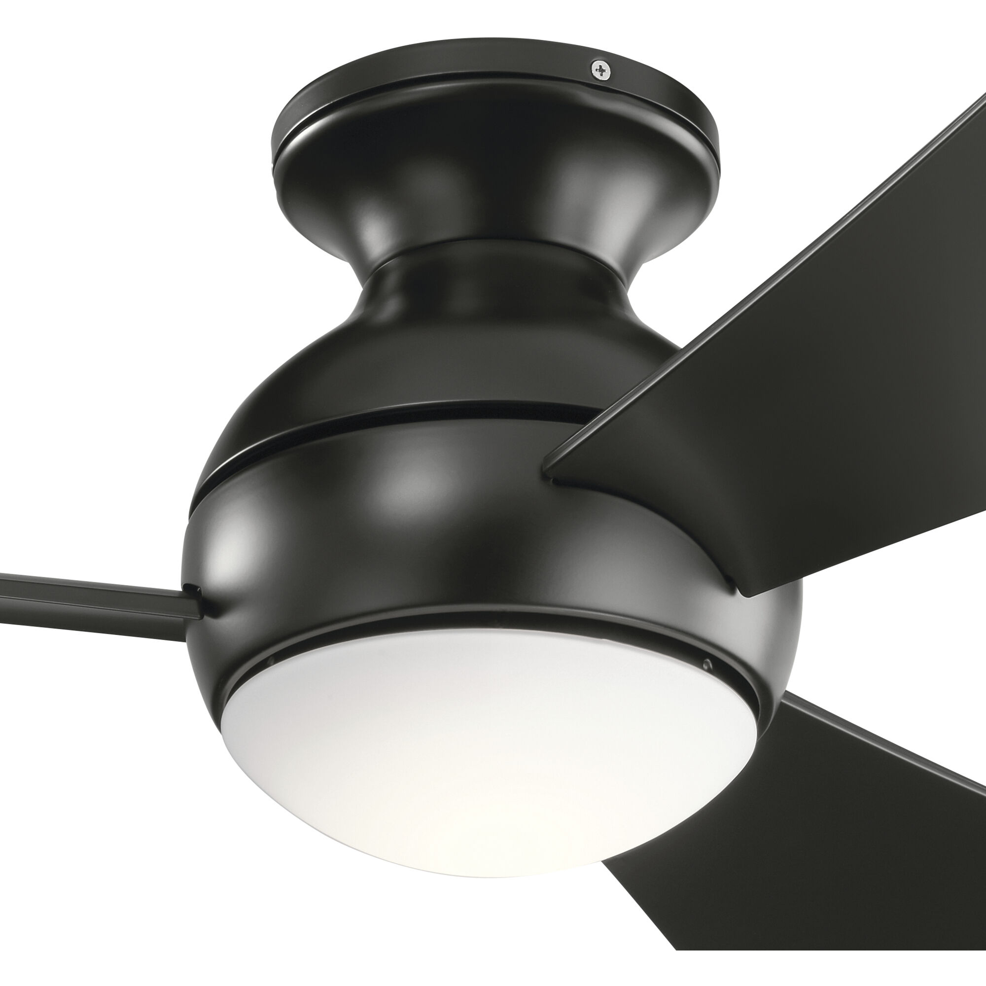 Sola 44 inch Satin Black Ceiling Fan