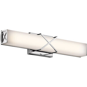 Trinsic LED 22 inch Chrome Linear Bath Medium Wall Light, Medium