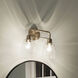 Meller 2 Light 15.25 inch Champagne Bronze Bath Vanity Light Wall Light