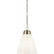 Marsailli 1 Light Champagne Bronze Pendant Ceiling Light, Large