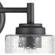 Winslow 2 Light 13 inch Black Wall Mt Bath 2 Arm Wall Light