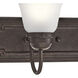 Independence 5 Light 36 inch Tannery Bronze Wall Mt Bath 5 Arm Or More Wall Light