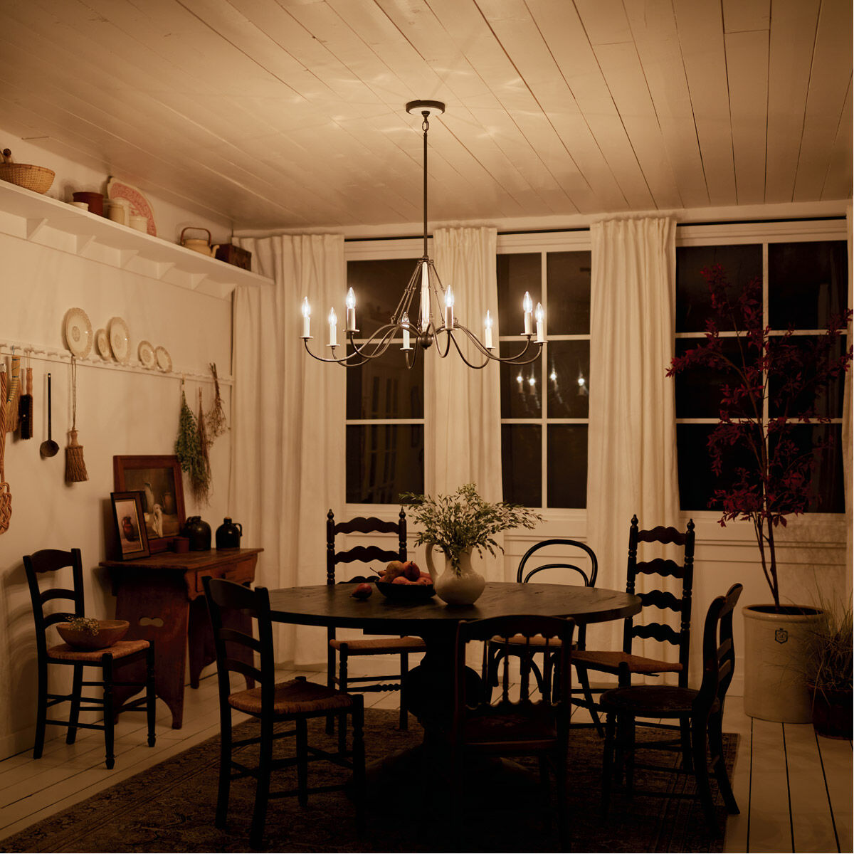 Homestead Freesia 8 Light 38 inch Anvil Iron Chandelier Ceiling Light