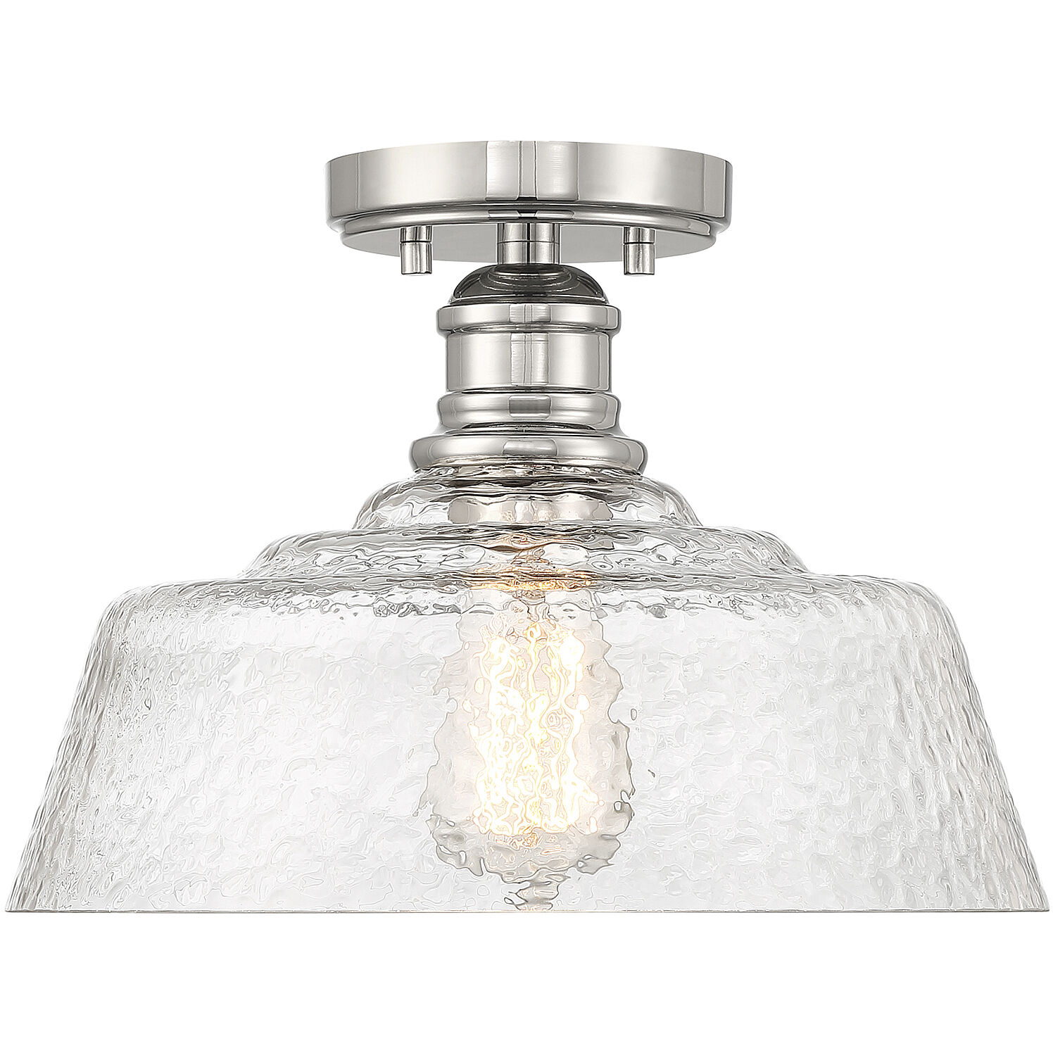 Vintage 1 Light 13.00 inch Semi-Flush Mount