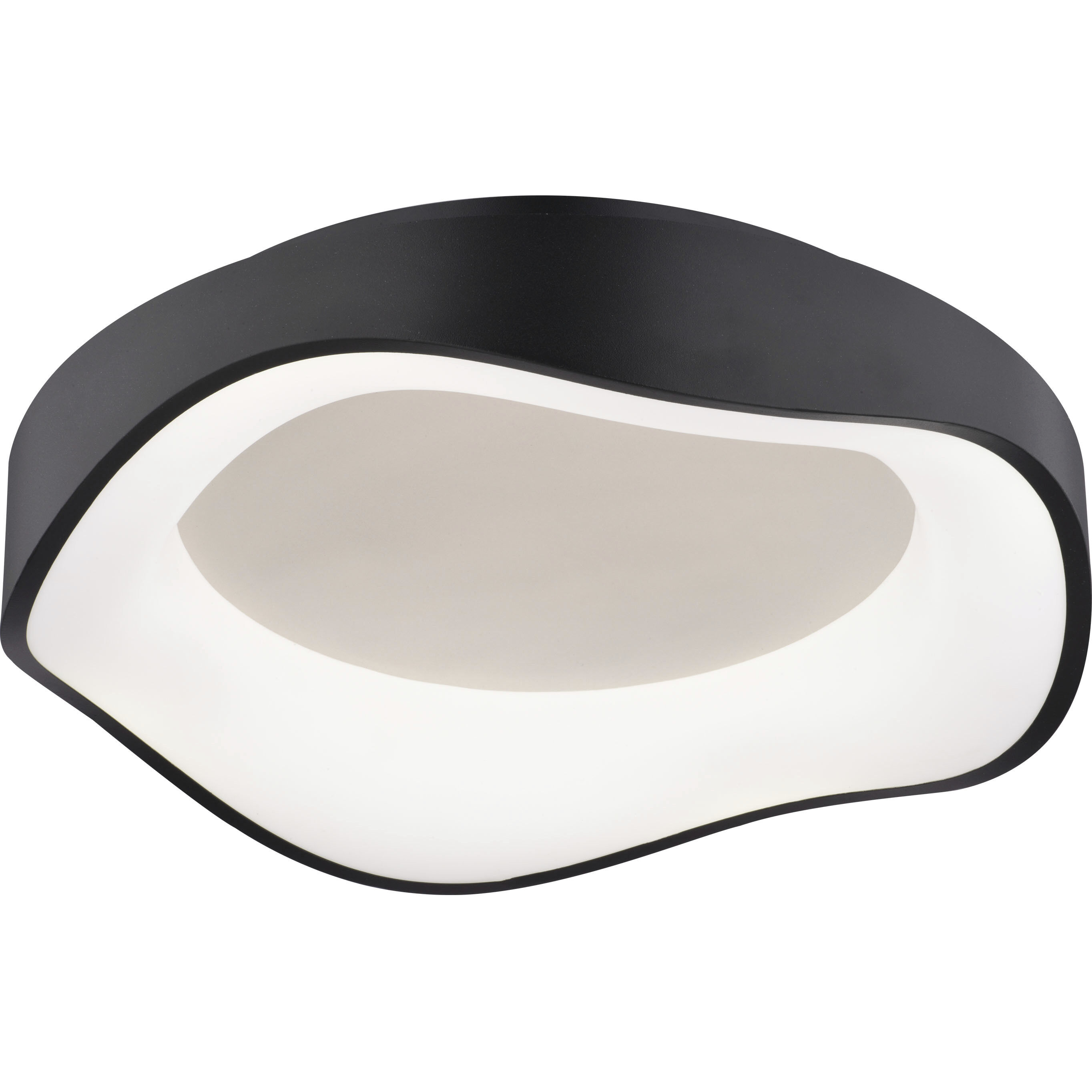 Bowen 1 Light 16.5 inch Textured Black Flush Mount Ceiling Light