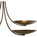 Palmela 4 Light Lacquered Bronze Chandelier Ceiling Light
