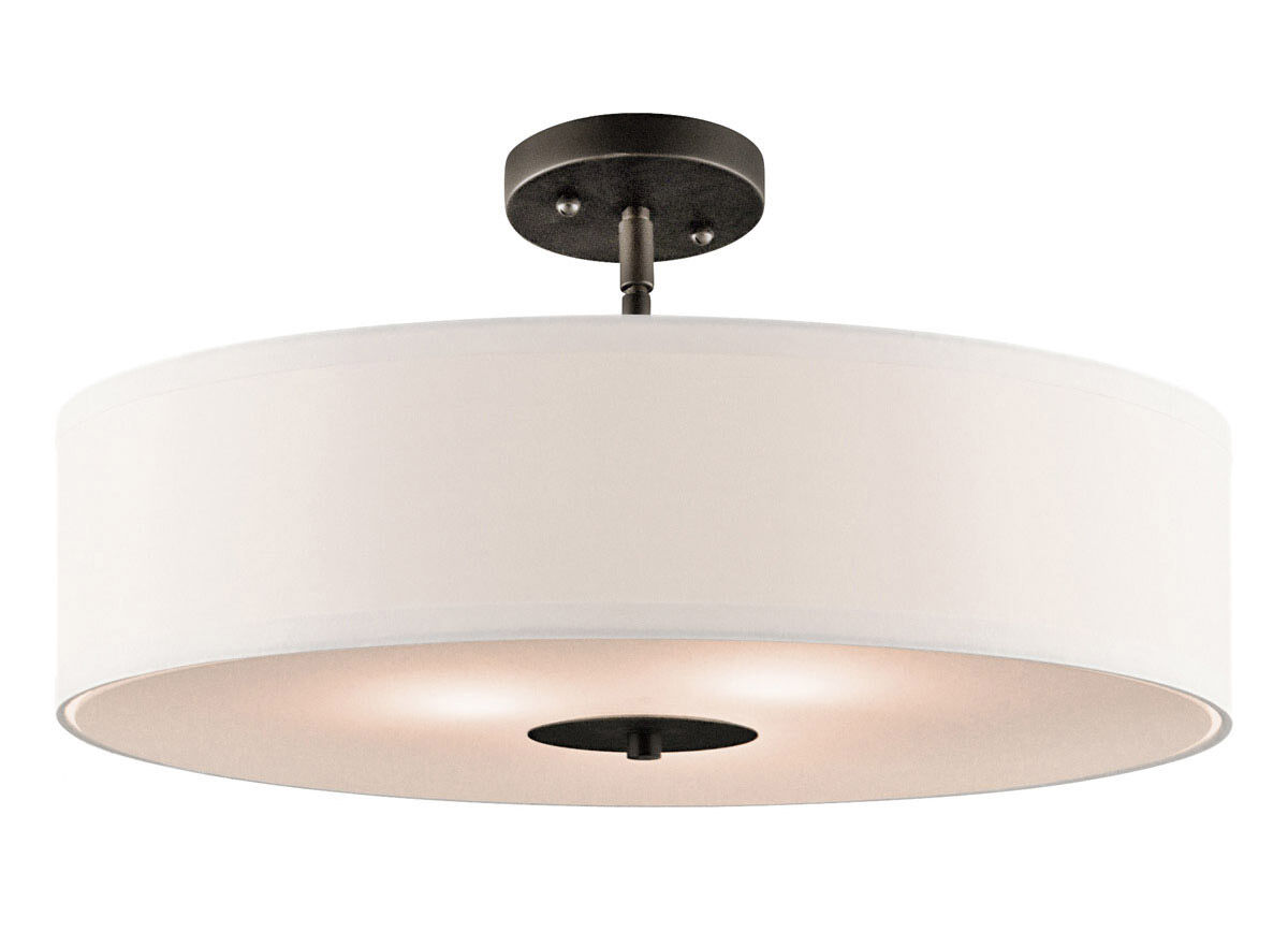 Independence 3 Light 20 inch Olde Bronze Pendant/Semi Flush Ceiling Light