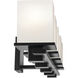Tully 5 Light 40.25 inch Black Bath Bracket Wall Light, 5 Arm or More