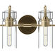 Niccol 2 Light 14 inch Champagne Bronze Vanity Light Wall Light