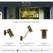 Ruehl 1 Light Lacquered Bronze Flush Mount Ceiling Light