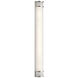 Independence LED 37 inch Brushed Nickel Linear Bath Large Wall Light, Large