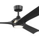 Veetra 56 inch Matte Black Ceiling Fan