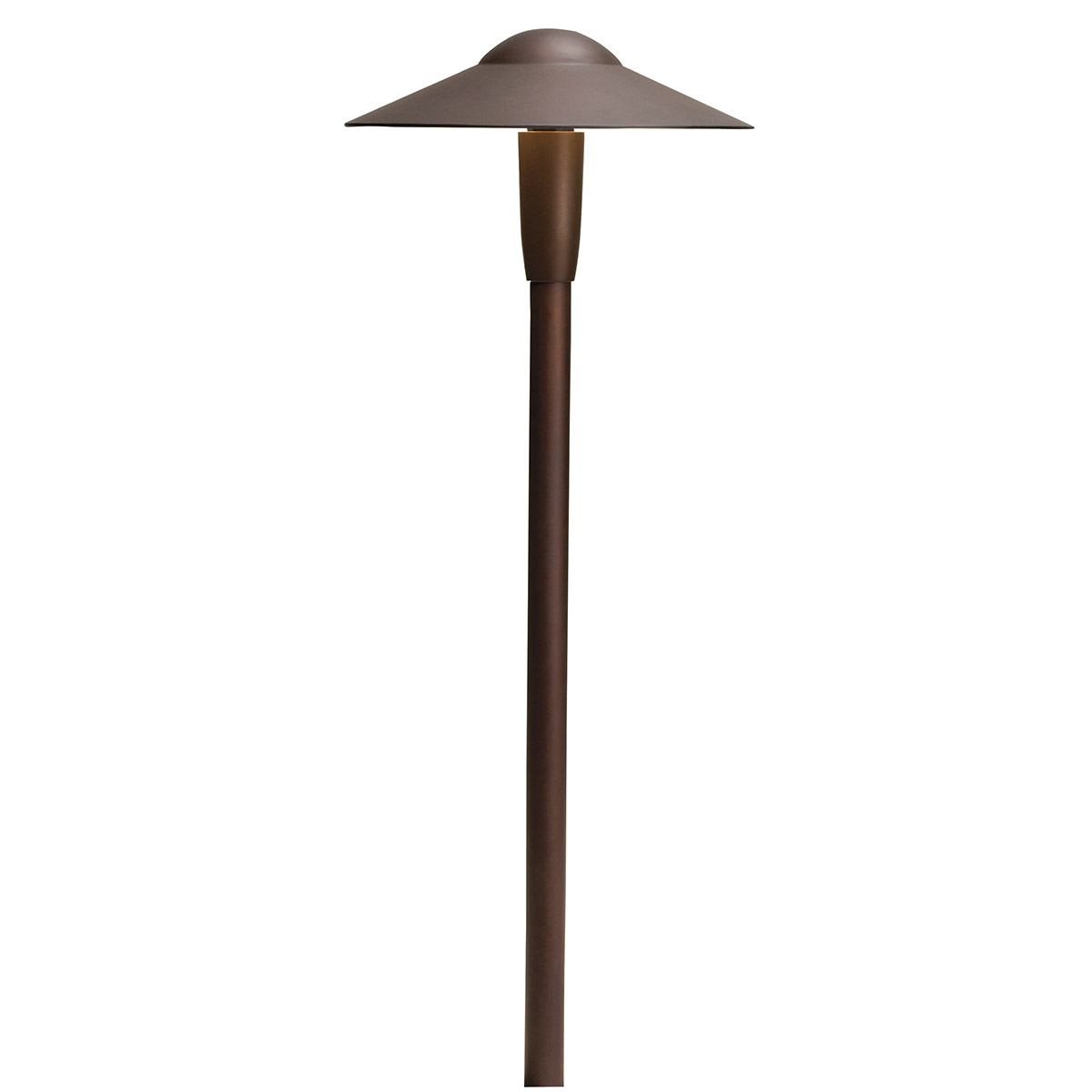 Independence 12 3.00 watt Textured Architectural Bronze Landscape 12V LED Path/Spread in 3000K