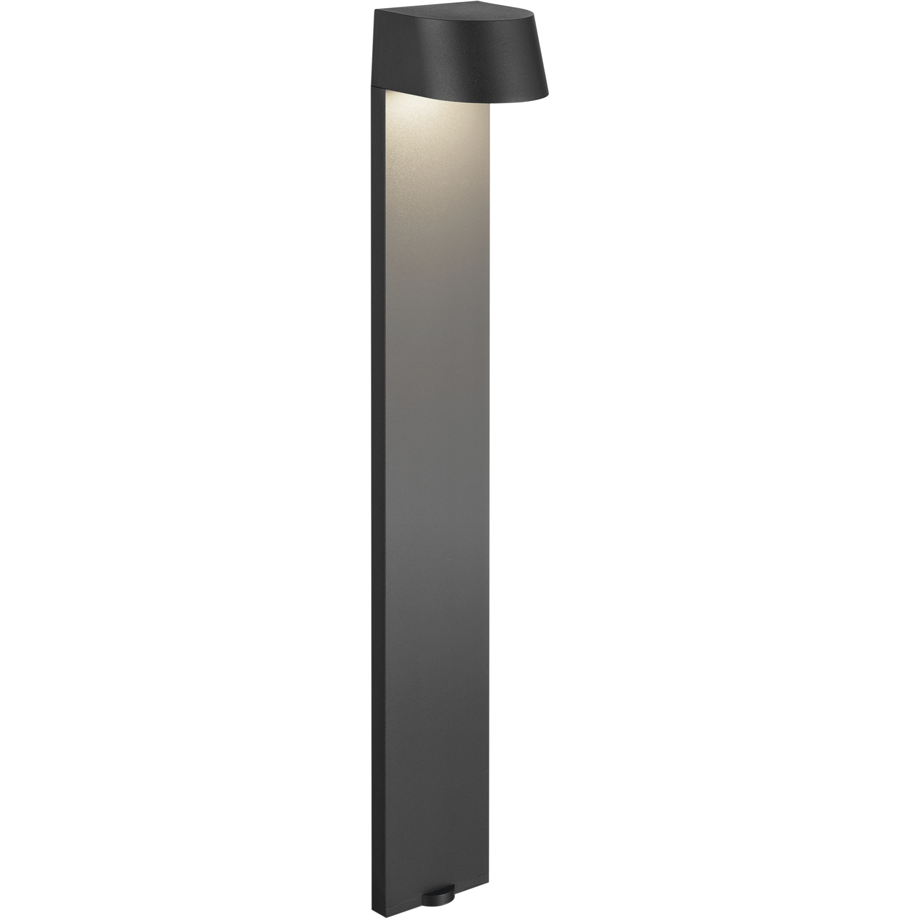 Independence 12 AC/DC 2.75 watt Textured Black Flared Top Path Light in 2700K