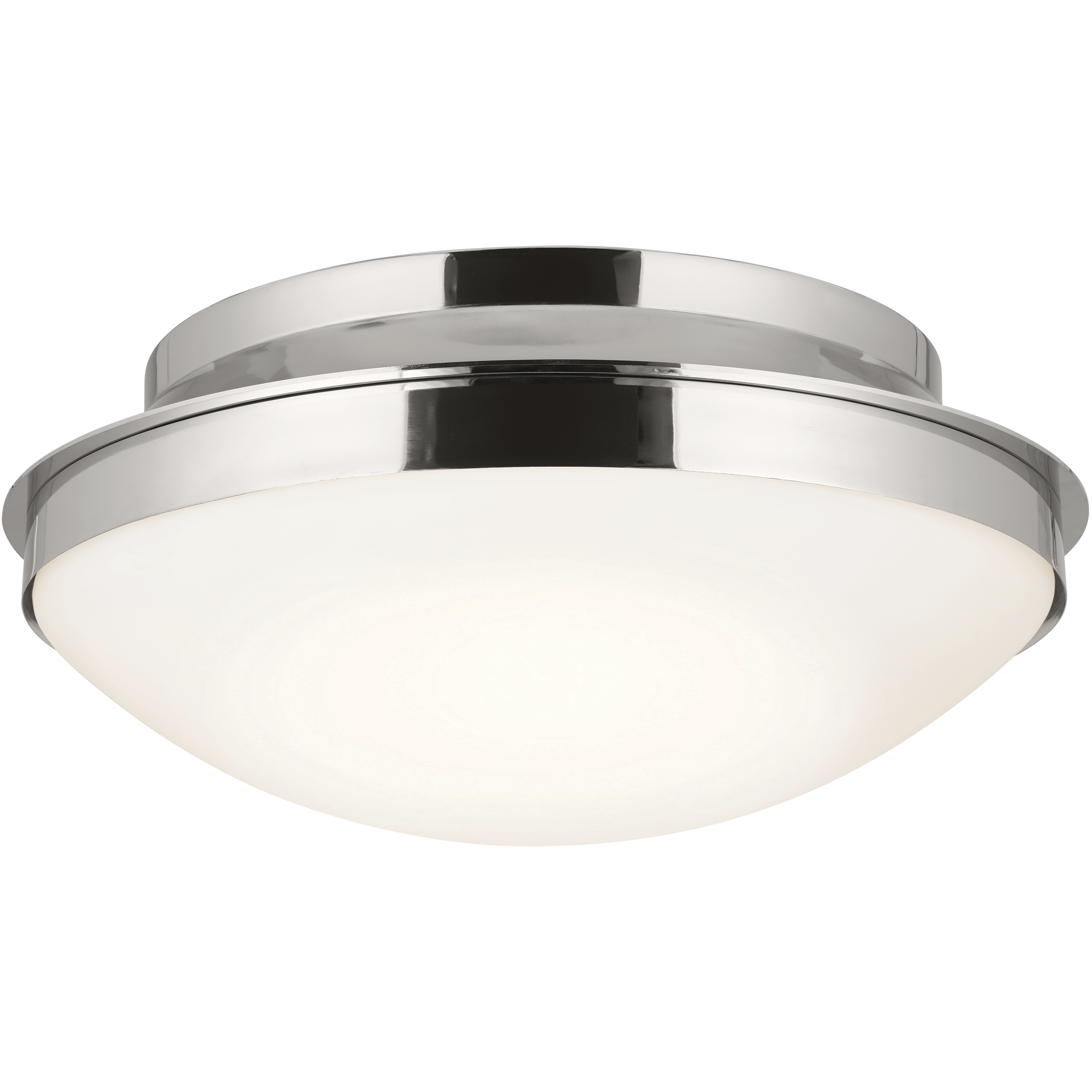 Bretta 3 Light 17.75 inch Polished Nickel Flush Mount Ceiling Light