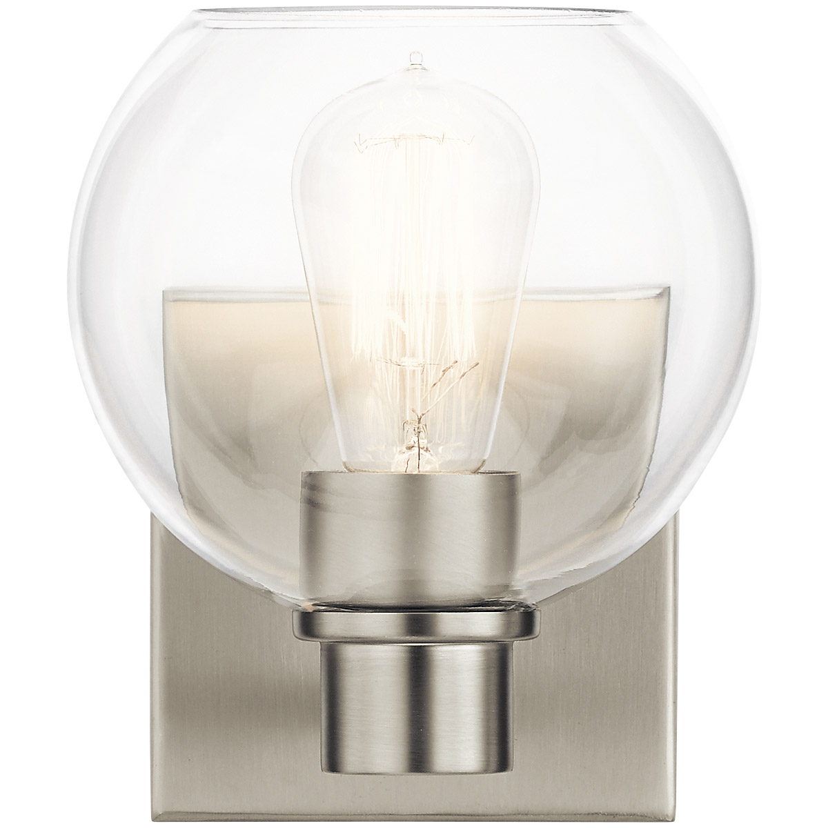 Harmony 1 Light 7 inch Brushed Nickel Wall Bracket Wall Light