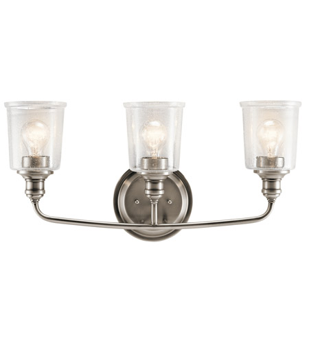 Waverly 3 Light 24 inch Classic Pewter Wall Mt Bath 3 Arm Wall Light