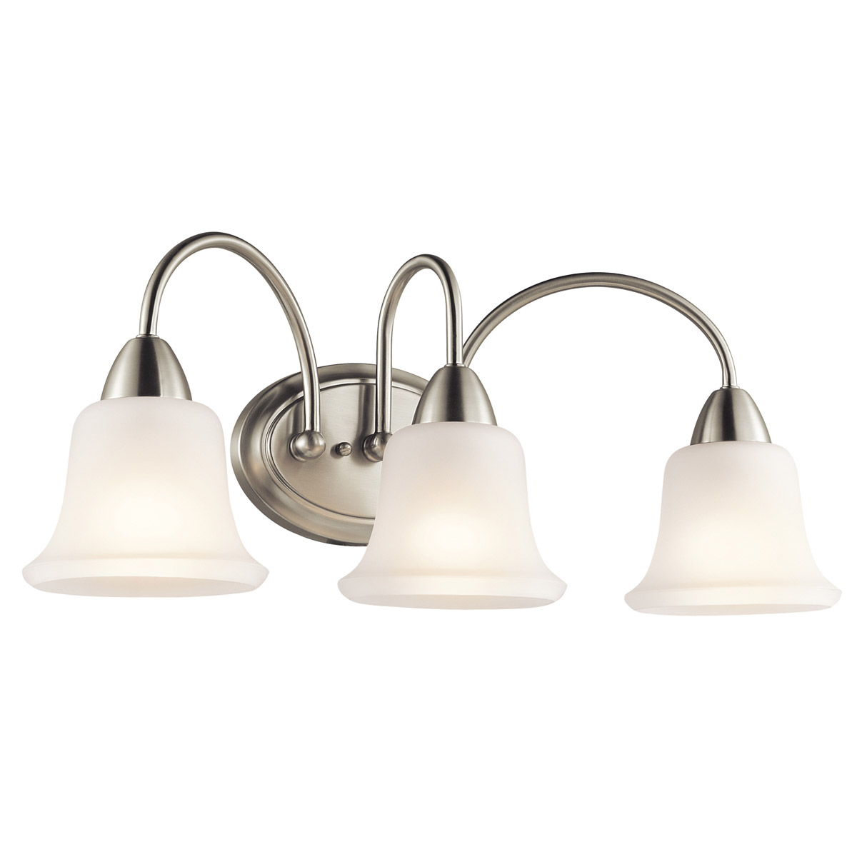 Bathroom vanity 3 lights brushed nickel deals