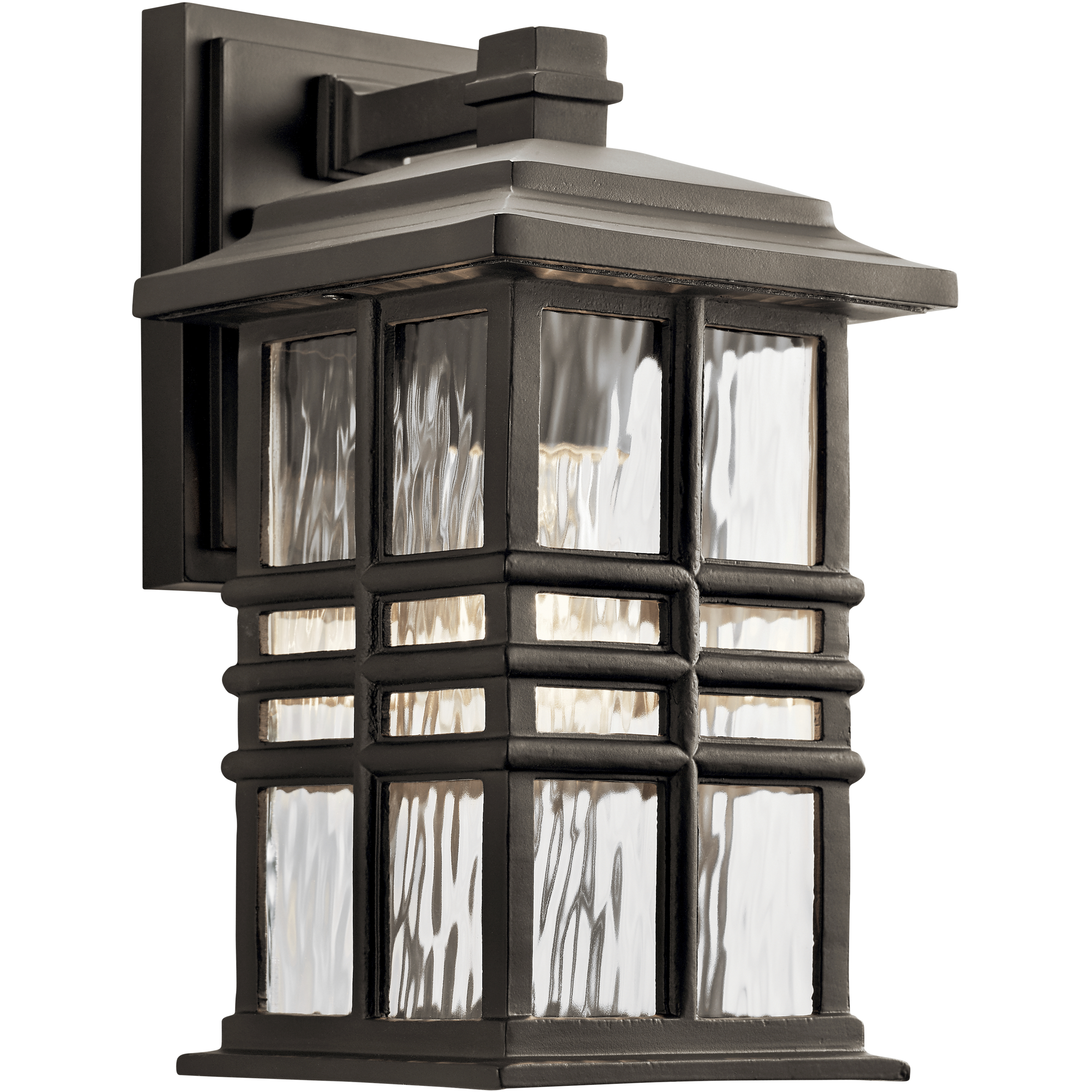 Beacon Square 1 Light 12 inch Olde Bronze Outdoor Wall, Small