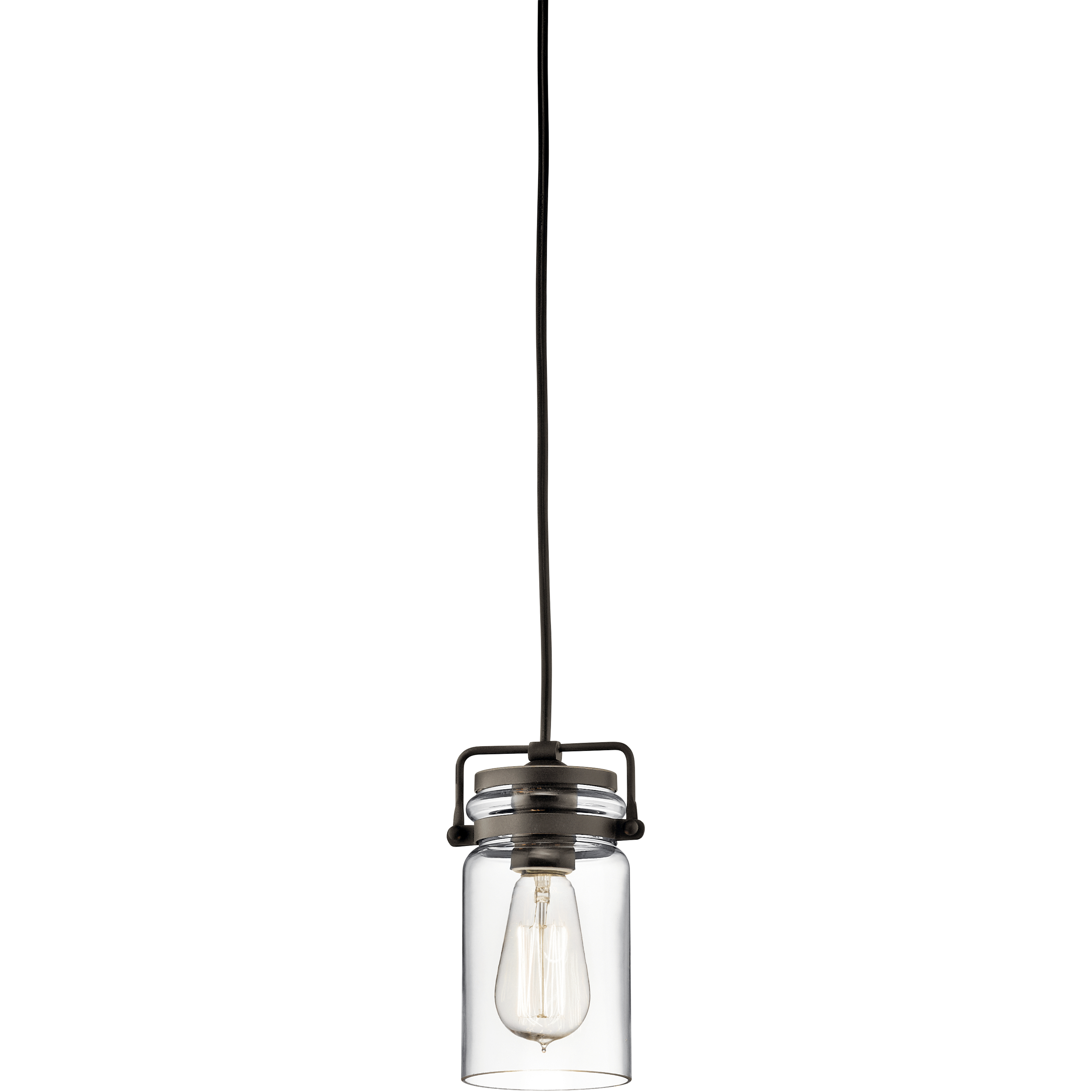 Brinley 1 Light 4.75 inch Olde Bronze Mini Pendant Ceiling Light