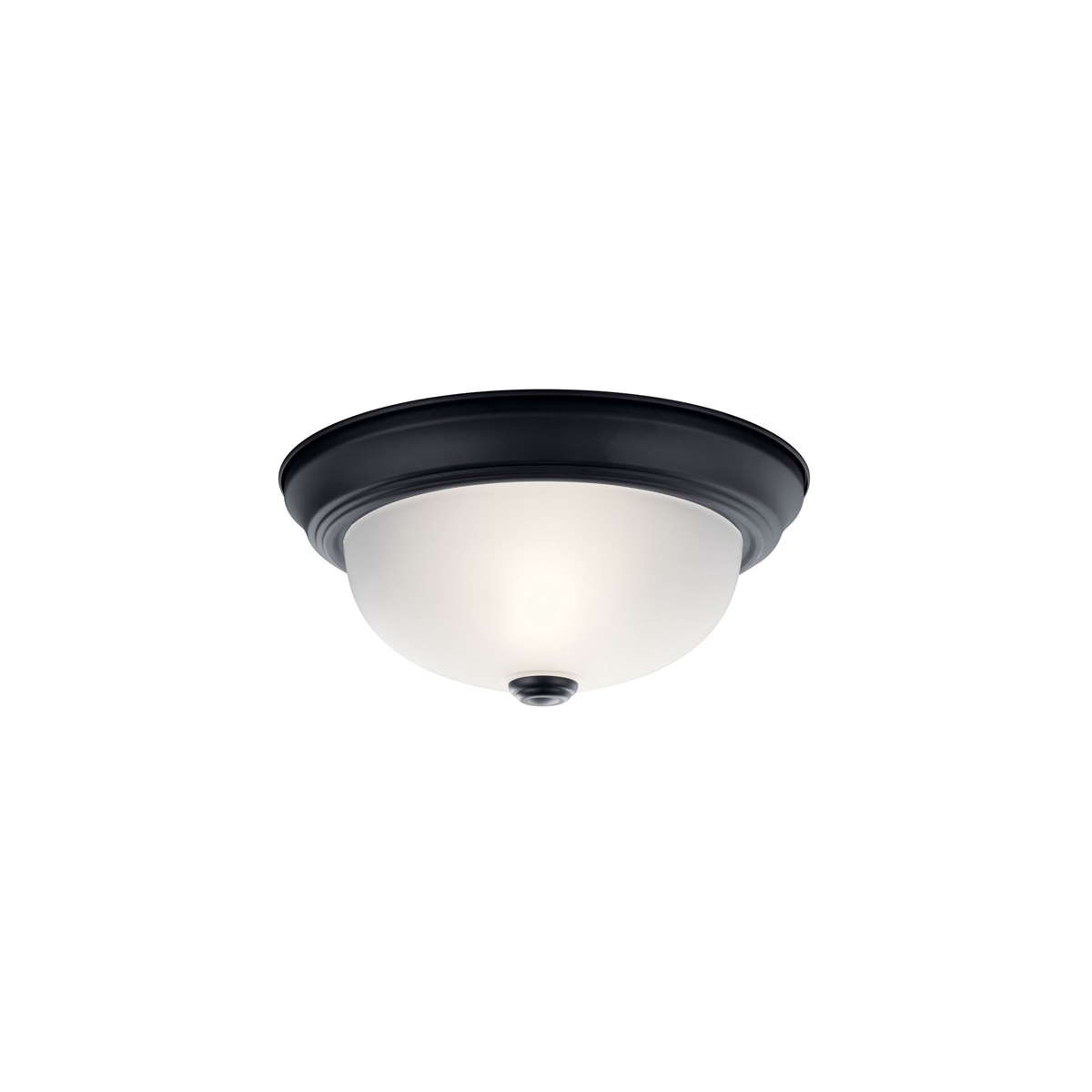 代引き手数料無料 Independence 8111BK Kichler 2 Flush Black inch 11 Light トップス