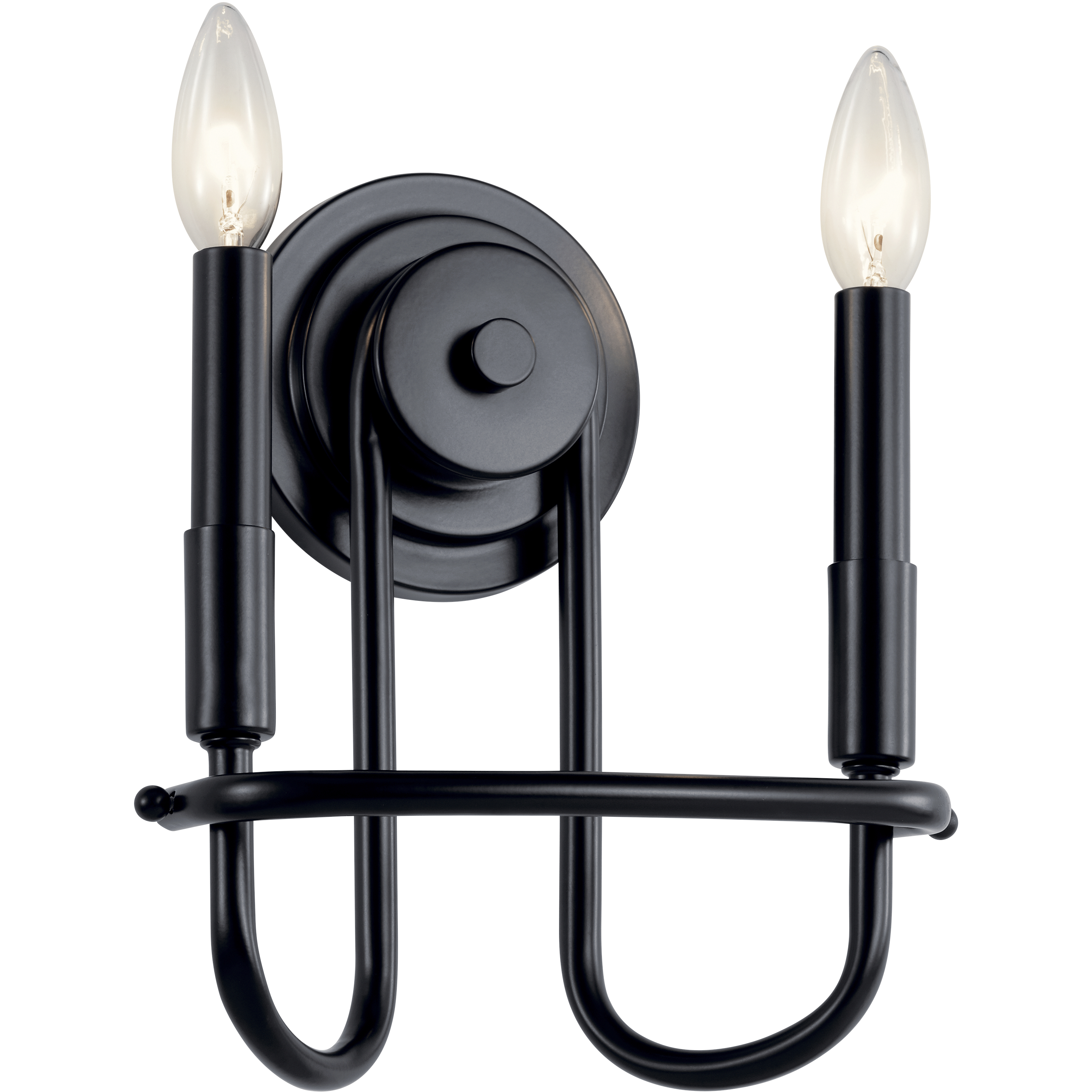 Capitol Hill 2 Light 10 inch Black Wall Bracket Wall Light